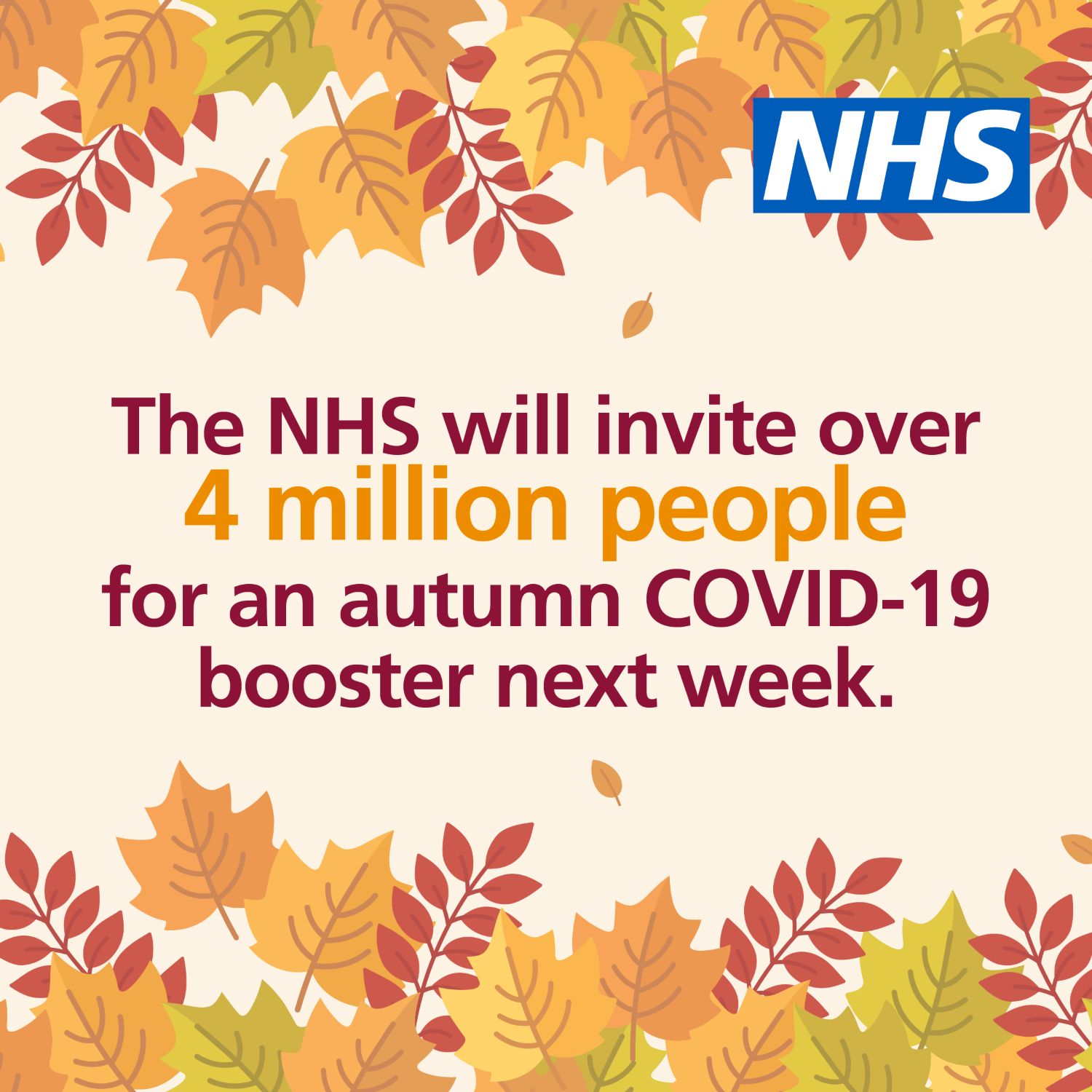 NHS invites more than four million people for autumn booster News